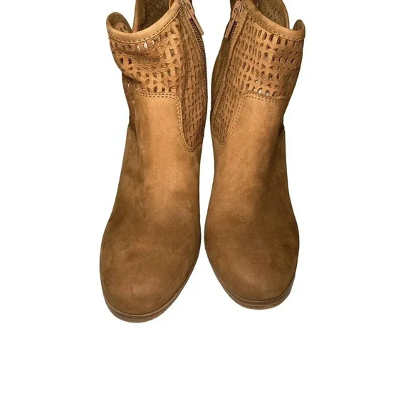 Aldo Camel Suede Ankle Boots SIZE 8.5 - Picture 3 of 8